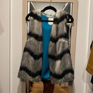Anthropologie (elevenses) faux fur vest, size S